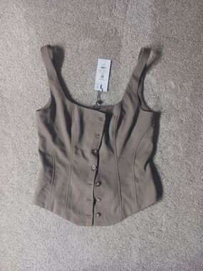 Dynamite Vest With Buttons
